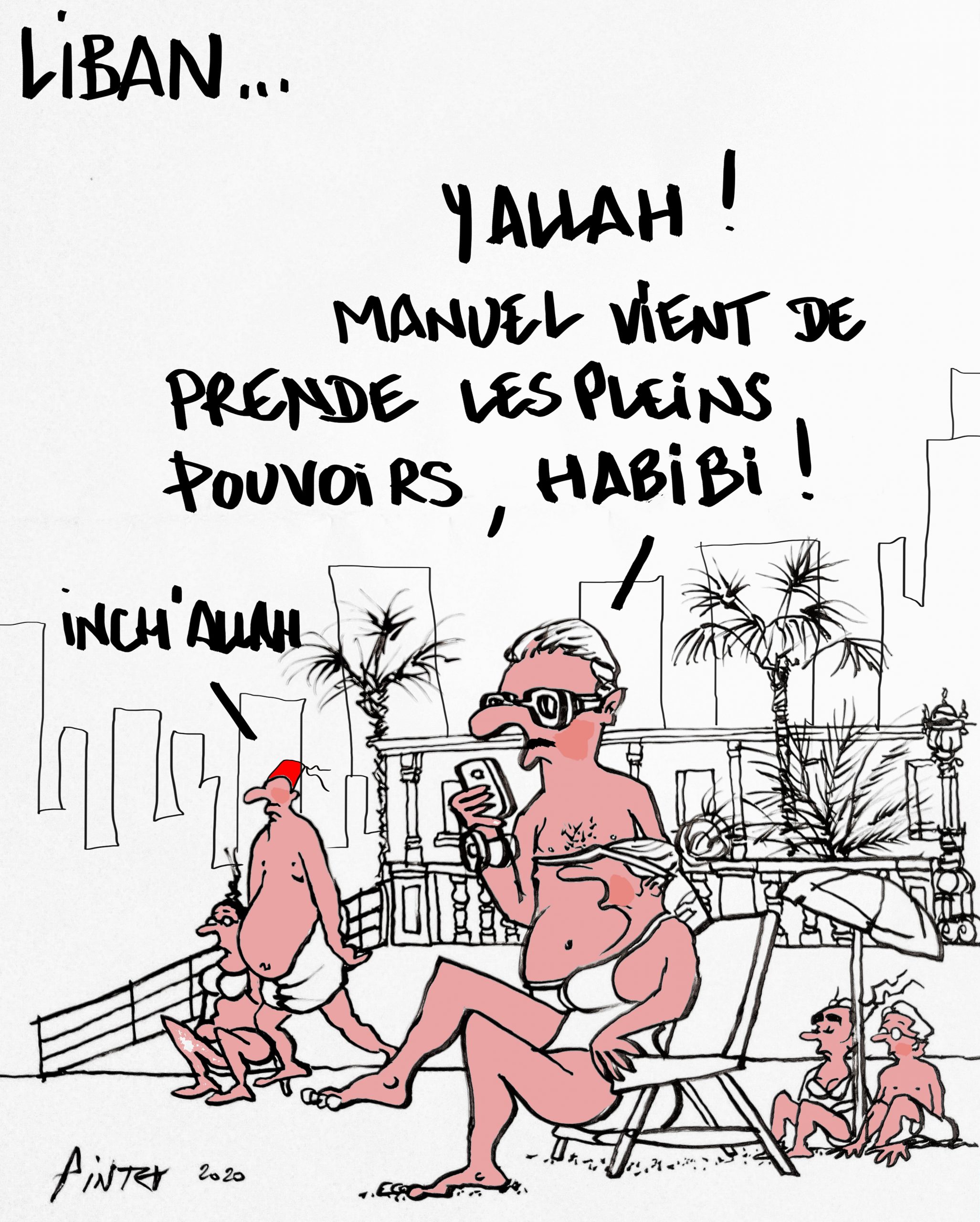 Macron à Beyrouth