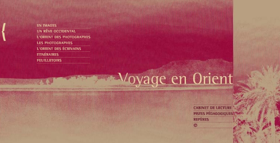 voyage-en-orient Exposition virtuelle, Voyage en Orient