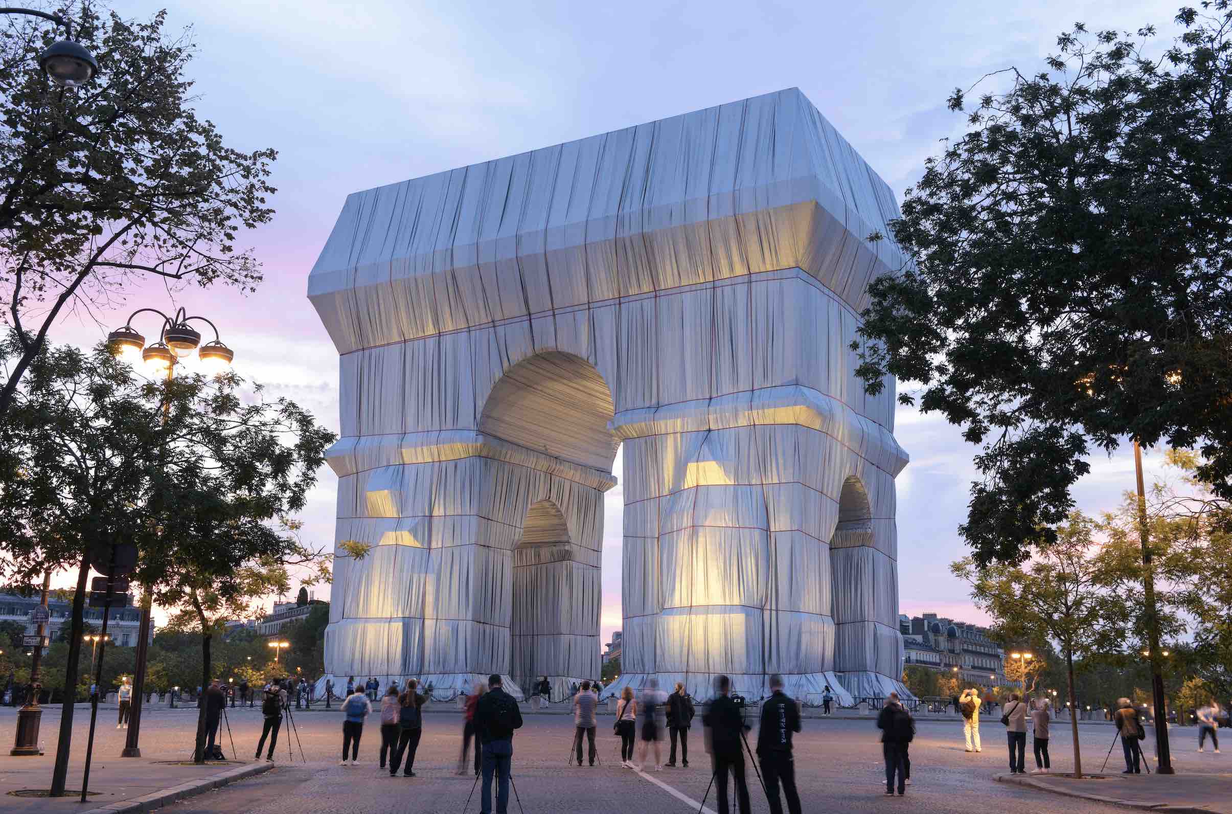 arc-triomphe-christo L'Arc de Triomphe, Empaqueté